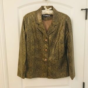 Street Five Snakeskin Jacket Size M